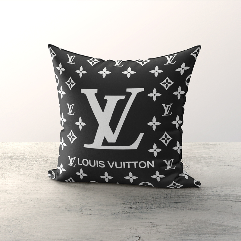 Louis Vuitton White Decorative Pillow Case Soft Cushion Cover – JadaLuxe